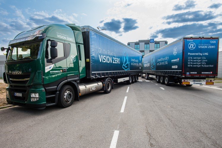 ZF Logistics Partners with Iveco Trucks for an Eco-friendly Natural Gas Drive